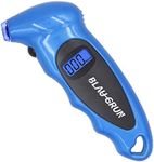 Tire Pressure Gauge for Car, 150 PSI 4 Settings, Portable Digital Tire Gauge for Car, Truck, Motorcycle, Bicycle with Backlit LCD Non-Slip Grip (Blue)