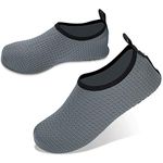 JOTO Water Shoes for Women Men Kids, Barefoot Quick-Dry Aqua Water Socks Slip-on Swim Beach Shoes for Snorkeling Surfing Kayaking Beach Walking Yoga