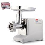 Alpine Cuisine Stainless Steel Electric Meat Grinder 1000W with UL Approval, High Capacity Meat Tray Blade Sausage Stuffer Maker Meat Claws, Food Meat Grinder for Home Kitchen Use & Easy to Clean