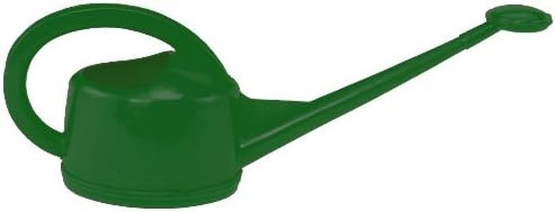 Dramm Premium High Grade Long Spout Watering Can, for Indoor/Outdoor House Plants, Vegetables, Flowers, Green, 2 Liter