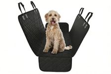 Active Pets Car Seat Cover for Dogs, Waterproof and Scratch-Proof, Universal Fit for Car, Truck, SUV, Black
