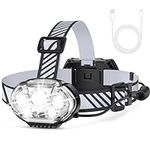 MIOISY Rechargeable Headlamp, 20000