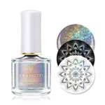 Born Pretty Stamping Nail Polish 6ml from BELLE GAGA™ Color Nail Printing Polish DIY for Nail Plate Design Varnish Saloon style Nailart at Home - FHS01