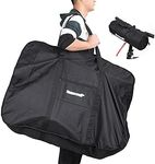 HUNTVP Bike Travel Bag 26 inch Folding Bike Bag Case Box Thick Bicycle Folding Carry Bag Pouch,Bike Transport Case for Air Travel 