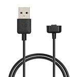 kwmobile USB Cable Charger Compatible with Amazfit Band 7 Cable - Charging Chord for Smart Watch - Black