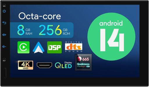 XTRONS 7" Android Car Stereo – 8GB RAM, 256GB Storage