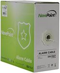 NavePoint Security Burglar Alarm Cable 22/4 22AWG Unshielded 500ft White