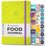 Clever Fox Food Journal - Daily Food Diary, Meal Planner to Track Calories & Nutrients, Weight Loss Tracker Notebook, A5 (Neon Yellow)