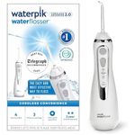 Waterpik Cordless Advanced Water Flosser, 3 Pressure Settings, Dental Plaque Removal Tool, Ideal for Travel or Small Bathrooms, USB Charger, White, WP-580UK
