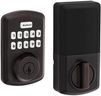 Kwikset Powerbolt 250 10-Button Keypad Venetian Bronze Transitional Electronic Deadbolt Door Lock, Featuring Convenient Keyless Entry, Customizable User Codes and Auto Locking