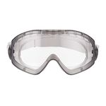 3M 2890SC Full-View Safety Goggles for Work Involving Electric Tools and Spray Painting / Protection Against Splattering / Antifog Coating / Transparent