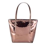 Panchnaina Stylish Shiny Tote Bag For Girls And Womens | Classic Pattern Handbag with Attractive Look | Shoulder bags for Office, Event & Daily Use | Copper