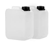 2x 2.5 L canister made from HDPE, with DIN 45 mm cap and UN certification, water canister, food-safe