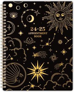 2024-2025 Appointment Book/Planner - 2024-2025 Daily Hourly Planner, July. 2024 - June. 2025, 8" x 10", 30-Minute Interval, Monthly Tabs