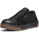 KEEN Utility Men's CSA Kenton Low Height Composite Toe Breathable Work Sneakers, Black/Gum, 9 D