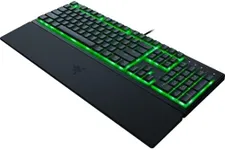 Razer Ornata V3 X Gaming Keyboard: Low Profile Keys - Silent Membrane Switches - Spill Resistant - Chroma RGB Lighting - Ergonomic Wrist Rest - Razer Snap Tap