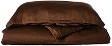 Brielle Home Sateen 100% Modal from Beech Duvet Cover Set (Twin, Chocolate)