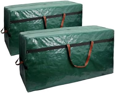Christmas Tree Storage Bag -7FT/6FT Small Waterproof Tearproof with 4 Handles Easy to Transport/Organize Green 2 pack