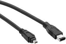 BRENDAZ Firewire DV Cable 4P-6P Compatible with Canon GL1 and GL2 Mini DV Camcorder, and Canon ZR Series Camcorders (10-Feet)