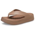 Crocs 209410-2Q9-W7 Getaway Platform Flip LTE Latte