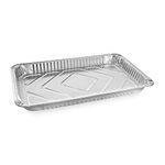 Titan Aluminum Foil Full Size Steam Table Pans Shallow 20.7" x 12.81" x 1.6", Pack of 50