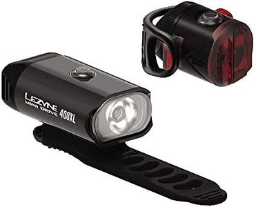 Lezyne, Mini Drive 400XL / Femto USB, Light, Front and Rear, Black, Set