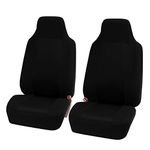 FH Group Fabric Pair Bucket Seat Covers Blk