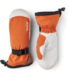 Hestra Unisex Powder Gauntlet Mitt I Leather Mitten for Everyday Winter Wear and Alpine Skiing - Brick Red - 7