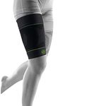 BAUERFEIND Sports Compression Sleeves Upper Leg 1 Pair of Thigh Unisex Sleeves for Ball & Endurance Sports to Strengthen Muscles