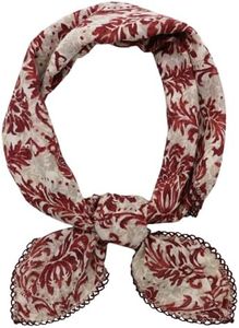 GHTIYLP Cotton Bandana Headband for Women and Men Large Head Scarf Coverings 27 x 27 inch Hair Scarf (Flame Passion)