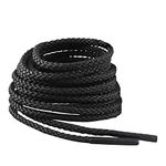 IRONLACE Unbreakable Boot & Shoe Laces - Black - 45 Inches - 114 cm