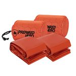 Prepared Hero Emergency Sleeping Bag - 2 Pack - Emergency Survival Tool Emergency Sleeping Bag for Camping, PE Sleeping Bag