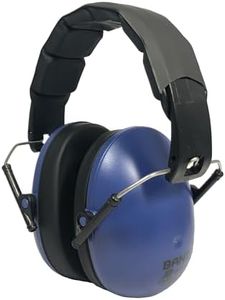 Banz Kids Ear Defenders - Noise Cancelling Headphones for Children Ages 2 Years & Up - Sound Blocking Protection Earmuffs, Navy Blue, Kids (2+ Years)