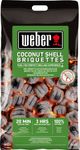 Weber Coconut Shell Briquettes 8kg, Black