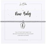 Lu Bella Mummy to be silver bracelets for womens baby shower gifts for mum. Personalised jewellery for the expecting mother during pregnancy. With gift bag from, Silver