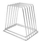 Professional Kitchen Cutting Board Organizer, 1" Slot Stainless Steel Rack NSF Fits Baking Sheets