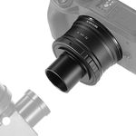 NEEWER EF-M to T2 Adapter with 1.25" Telescope Adapter Set, T Ring T Mount EOS M Telescope Lens Adapter Compatible with Canon EOS M M2 M3 M5 M6 M10 M50 M100 M200 Telescope Spotting Scope, LS-T13