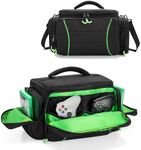 PGmoon Game Console Carrying Case Compatible with Xbox Series X, Portable Carry Bag with Enough Storage Rooms for Controllers, Discs, Cables, and More. (Patent Design)