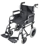 Aidapt Swallow Deluxe Attendant Propelled Steel Wheelchair (Eligible for VAT relief in the UK)