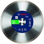 Bosch DB1066 Premium Plus 10-Inch Wet Cutting Continuous Rim Diamond Saw Blade with 5/8-Inch Arbor for Tile