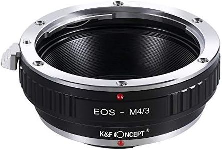 K&F Concept Lens Mount Adapter Compatible with Canon EOS (EF/EF-S) Mount Lens to M4/3 (Micro Four Thirds) MFT Olympus Pen and Panasonic Lumix Cameras