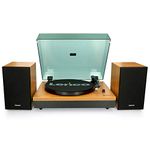 Lenco record player LS-300 – turntable with Bluetooth and 2 x 10W RMS speakers in wood