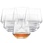 Schott Zwiesel Tritan Crystal Glass Pure Barware Collection Whiskey Cocktail Glass, 13.2-Ounce, Set of 6