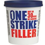 Everbuild – One Strike – Multi-Purpose Quick-Drying Filler – One-Time Application – White – 5 Litre Tub