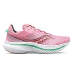 Saucony Women's Kinvara 14 Running Shoe, Peony/Sprig, 9M US