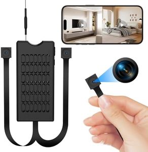 ARMTUBOB Hidden Camera Spy Cam 2K HD -Dual-Lens Wiff Nanny Cam DIY Module- Small Security Cam with Motion Detection for Indoor and Outdoor