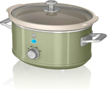 Swan Retro 3.5L Slow Cooker – Green