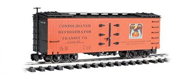 Bachmann Trains 93203 Reefer Car Golden Eagle Oranges Large Scale Train Rolling Stock