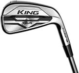 Cobra Golf 2021 King Mim Tour Iron Set Chrome (Men's Right Hand, KBS $ Taper 120, Stiff Flex, 4-PW)