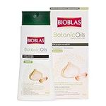 Bioblas botanic oils, garlic shampoo, odourless, dermatologically tested, anti hair loss shampoo, with organic oil, 360 ml